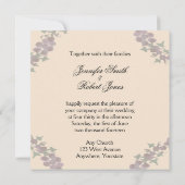 Einladung zur Trauung von Grapevine (Rückseite)