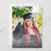 Einladung zur Trendy Graduation Party (Vorderseite)