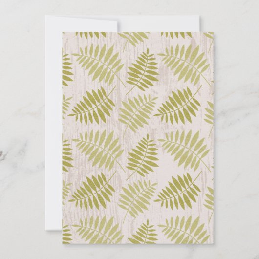 Einladung zur Tropical Baby Shower (Rückseite)