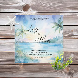 Einladung zur Tropical Bliss Wedding