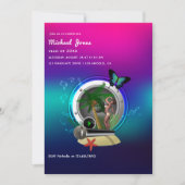 Einladung zur Tropical Music Fest Graduation Party (Vorderseite)