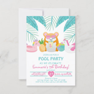 Einladung zur tropischen Hamster-Poolparty