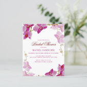 Einladung zur tropischen Orchideendusche (Stehend Vorderseite)