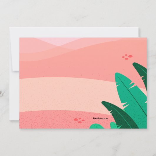 Einladung zur tropischen Uni (Rückseite)