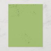 Einladung zur tropischen Wasserfarbenhochzeit (Rückseite)