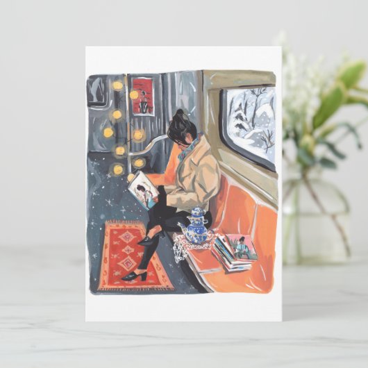 Einladung zur U-Bahn (Stehend Vorderseite)