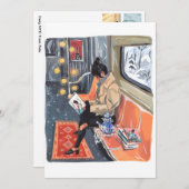 Einladung zur U-Bahn (Vorne/Hinten)