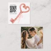 Einladung zur UAWG Wedding QR-Codeantwort (Vorne/Hinten)