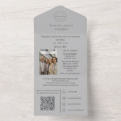 Einladung zur Unternehmensgründung + Visitenkarte (Innen Boden)