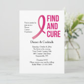 Einladung zur Untersuchung und Heilung von Brustkr (Stehend Vorderseite)