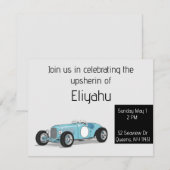 Einladung zur Upsherin mit Oldtimer (Vorne/Hinten)