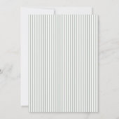 Einladung zur Urlaubspartei Classic Wreath Monogra (Rückseite)