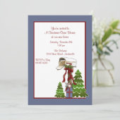 Einladung zur Urlaubspost (Stehend Vorderseite)