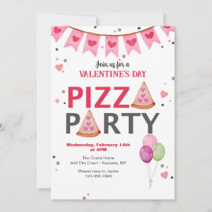 Einladung zur Valentinstag-Pizza-Party