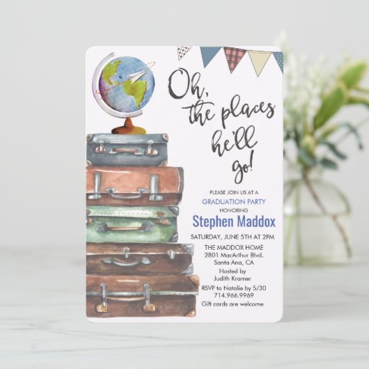 Einladung zur Veranstaltung einer Veranstaltung zu (Stehend Vorderseite)