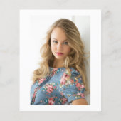 Einladung zur Veranstaltung eines eleganten lila A (Rückseite)