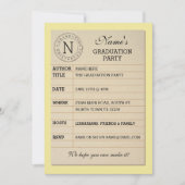 Einladung zur Veranstaltung "Library Card Graduati (Vorderseite)