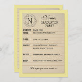 Einladung zur Veranstaltung "Library Card Graduati (Vorne/Hinten)