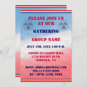 Einladung zur Veranstaltung "Sozialversicherung" (Vorne/Hinten)