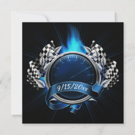 Einladung zur Veranstaltung von Rennwagen