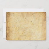 Einladung zur Verheiratung im Vintagen Hintergrund (Rückseite)