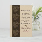 Einladung zur Verlängerung der Hochzeitsstimmung - (Stehend Vorderseite)