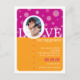 EINLADUNG ZUR Verlobung: LOVEbubbles 3