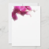 Einladung zur Verlobung Rosa Orchid (Rückseite)