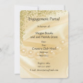 Einladung zur Verlobung von Pearly Gold (Vorderseite)