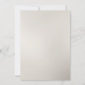 Einladung zur Verlobung von White Gold (Rückseite)