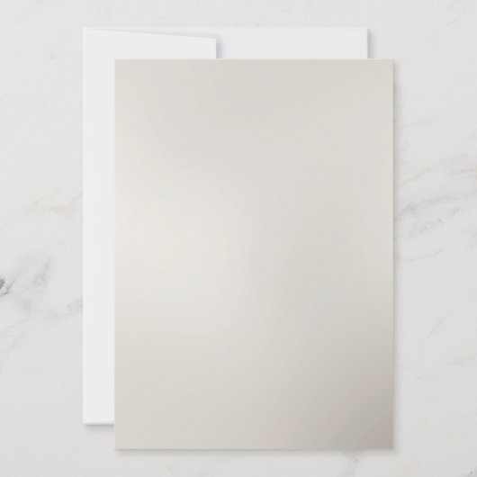 Einladung zur Verlobung von White Gold (Rückseite)