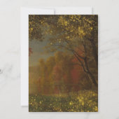 Einladung zur verzauberten Herbsthochzeit | Fairy (Rückseite)