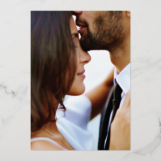 Einladung zur Verzierten Bogenhochzeit - Elfenbein (Rückseite)