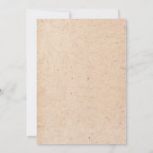 Einladung zur viktorianischen Modenhochzeit (Rückseite)