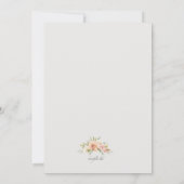 Einladung zur Viktorianischen Rose zum Jahrestag (Rückseite)