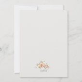 Einladung zur Viktorianischen Rose zum Jahrestag (Rückseite)