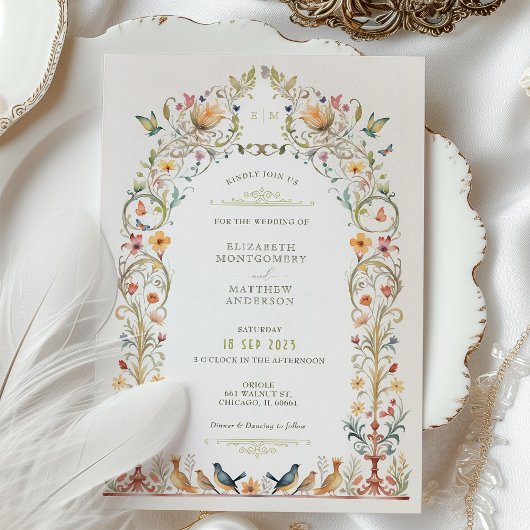 Einladung zur Viktorianischen Vogelhochzeit