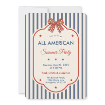 Einladung zur Vintage-Americana-Sommerparty