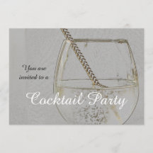 Einladung zur Vintage-Cocktailparty