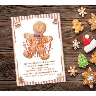 Einladung zur Vintage-Weihnachtsplätzchen-Tauschpa