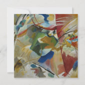 Einladung zur Vintagen Abstrakten Malerei (Rückseite)