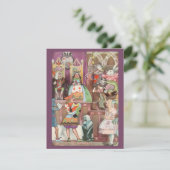 Einladung zur Vintagen Alice im Wunderland (Stehend Vorderseite)