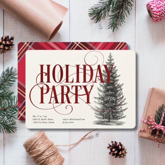 Einladung zur Vintagen Baum-Feier