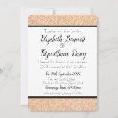 Einladung zur Vintagen Blumenhochzeit (Vorderseite)