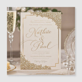 Einladung zur Vintagen Blumenhochzeit