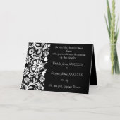 Einladung zur Vintagen Blumenhochzeit - - (Vorderseite)