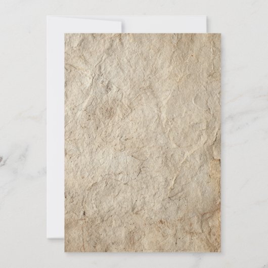 Einladung zur Vintagen Botanischen Trauung (Rückseite)