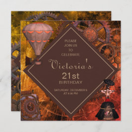 Einladung zur Vintagen Geburtstagsfeier