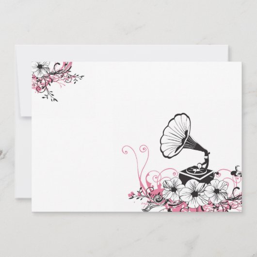 Einladung zur Vintagen Grammophon (Vorderseite)