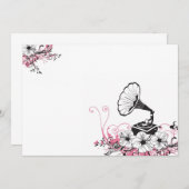 Einladung zur Vintagen Grammophon (Vorne/Hinten)